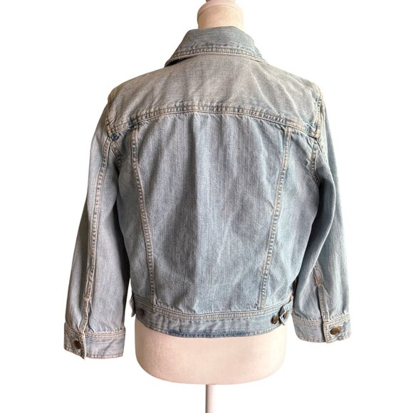 Ralph Lauren Jeans Co LRL Jean Jacket Size Medium Light Wash 100% Cotton Boho - Picture 6 of 9